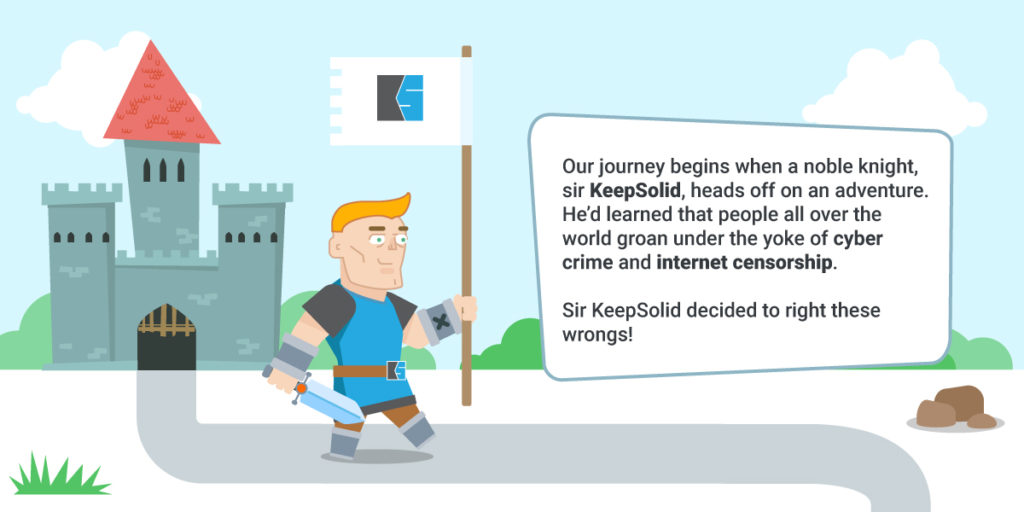 Infographics. Pic. 1. Quest for Eight Million Users — KeepSolid Blog