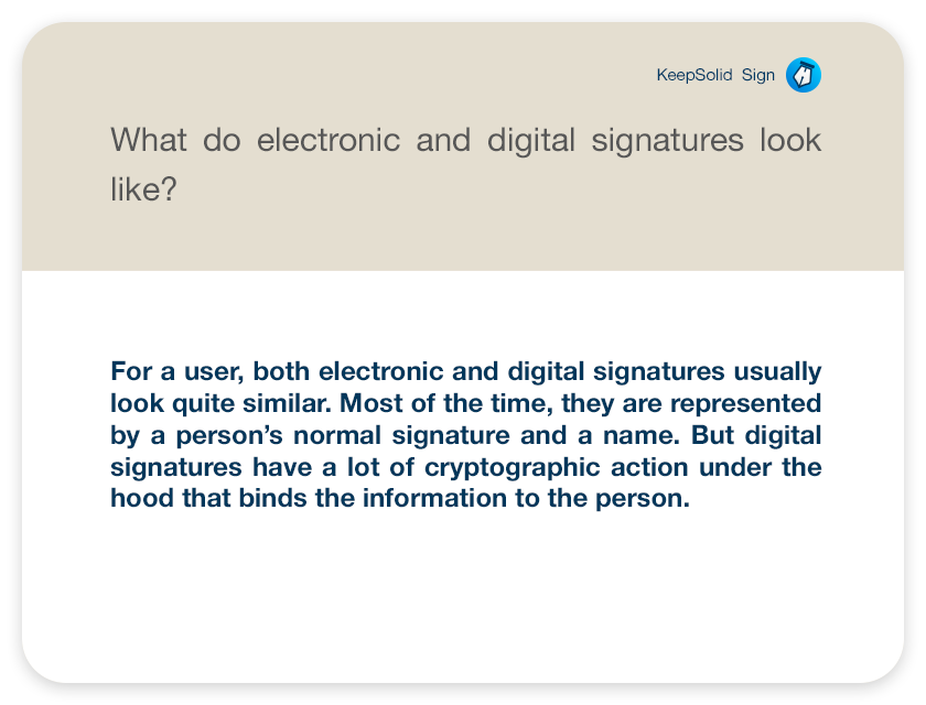 digital signature vs electronic signature keepsolid blog how to do an electronic signature