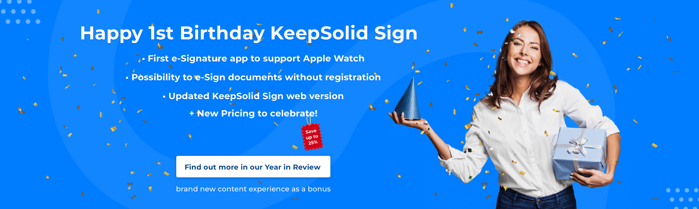 KeepSolid Sign Birthday