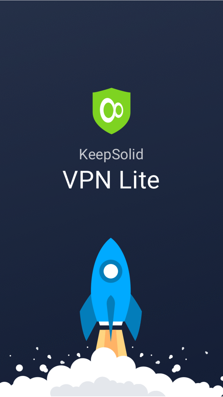 Running KeepSolid VPN Lite in Dark Mode