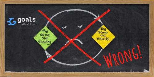 The same old thinking and disappointing results, closed loop or negative feedback mindset