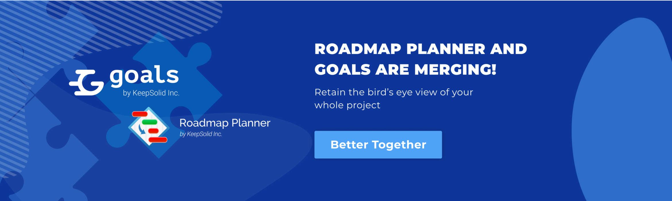 Roadmap Planner merges with Goals by KeepSolid