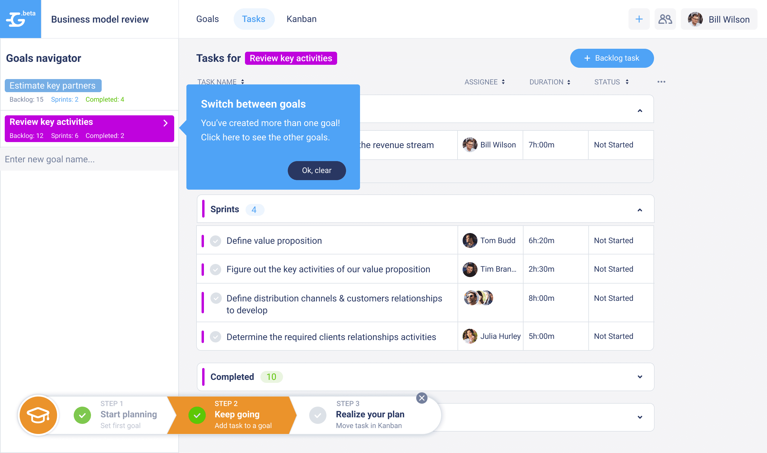product onboarding