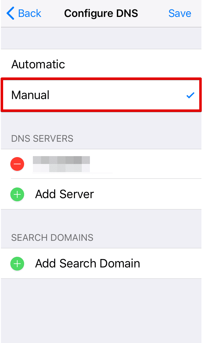 Smart DNS configuration on iOS 11